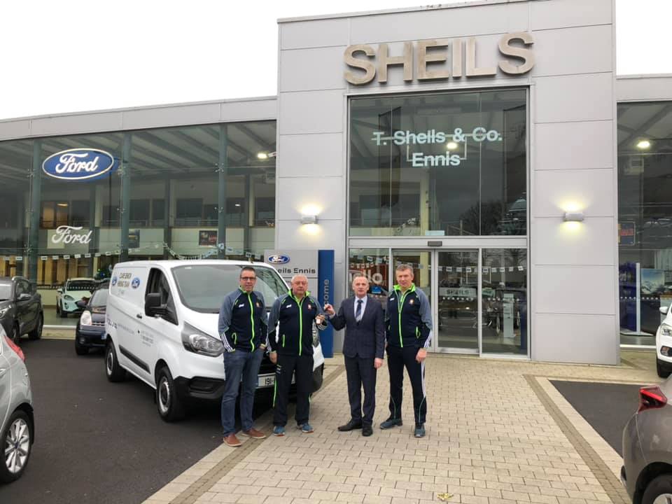 Sheils Ennis is proudly sponsoring a kit van to the Clare Senior Hurling Team